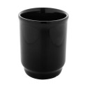 Marknad black  stackable ceramic mug 