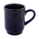 Marknad bleu foncé  Mug en céramique empilable 