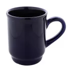 Marknad bleu foncé  Mug en céramique empilable 