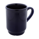 Marknad donker blauw  stapelbare keramische mok 