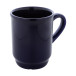 Marknad bleu foncé  Mug en céramique empilable 