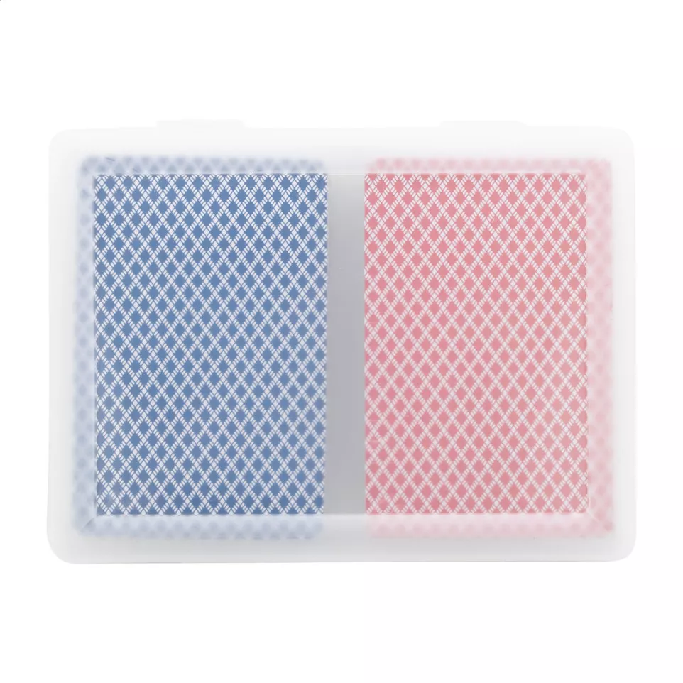 Canasta multi-couleurs  Set de 2 jeux...