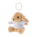 BunnyFob bruin  pluche konijntje sleutelhanger 