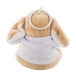 BunnyFob brown  plush bunny keyring 