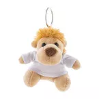 LioFob brown  plush lion keyring 