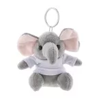 TrumpFob gris  porte-clés éléphant en peluche 