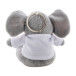 TrumpFob grey  plush elephant keyring 