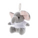 TrumpFob gris  porte-clés éléphant en peluche 