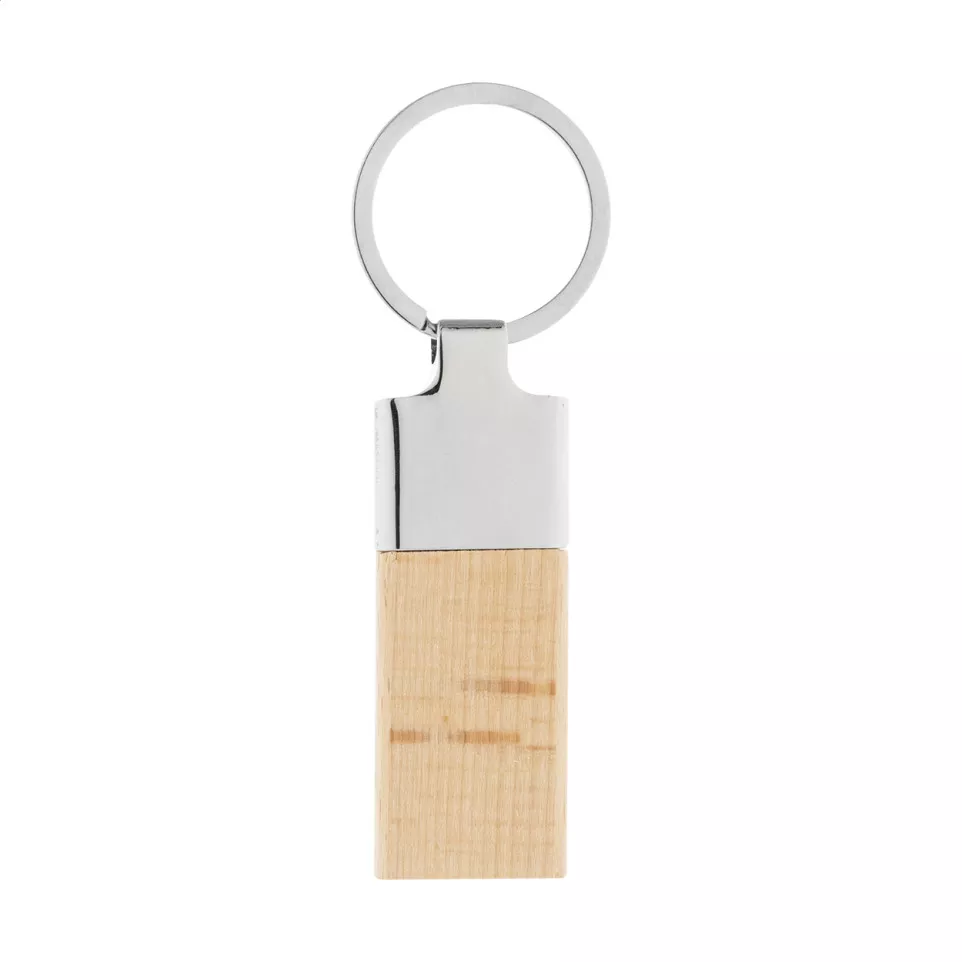 Lignum natuurlijk  sleutelhanger 