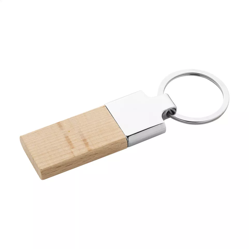 Lignum natuurlijk  sleutelhanger 