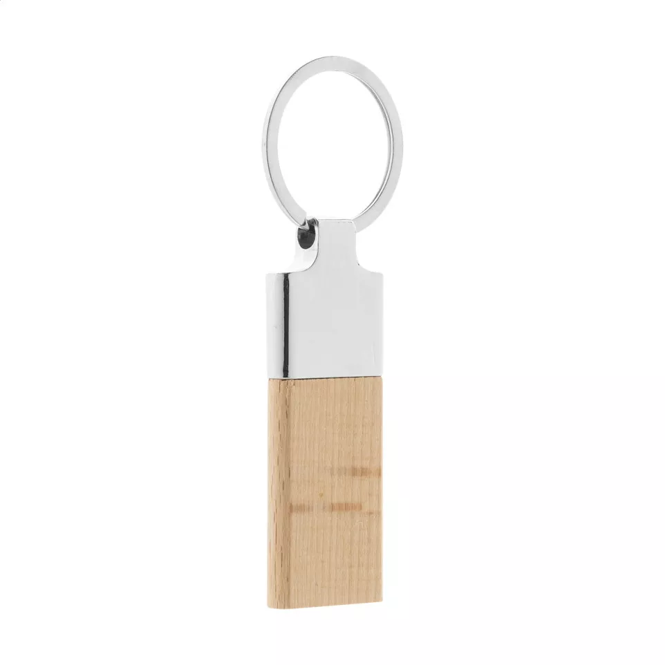 Lignum natuurlijk  sleutelhanger 