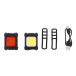 Cobik noir  éclairage rechargeable pour bicyclette 