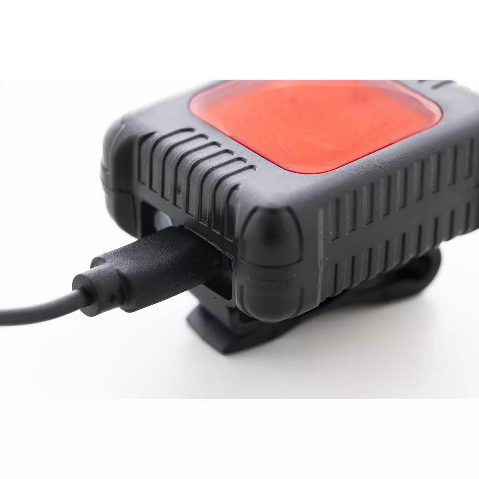Cobik zwart  oplaadbare fiets lichtset 