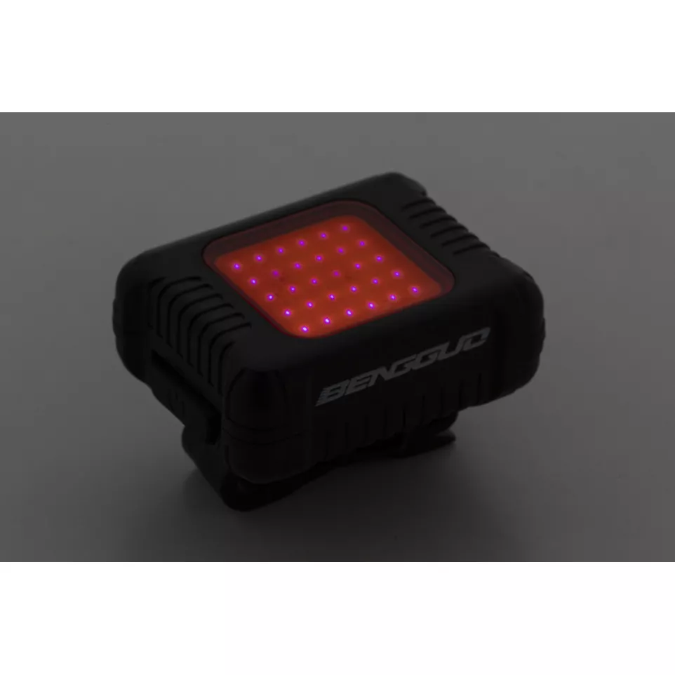 Cobik zwart  oplaadbare fiets lichtset 