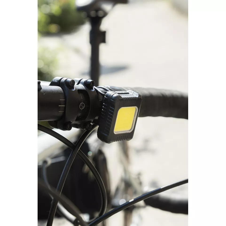 Cobik zwart  oplaadbare fiets lichtset 