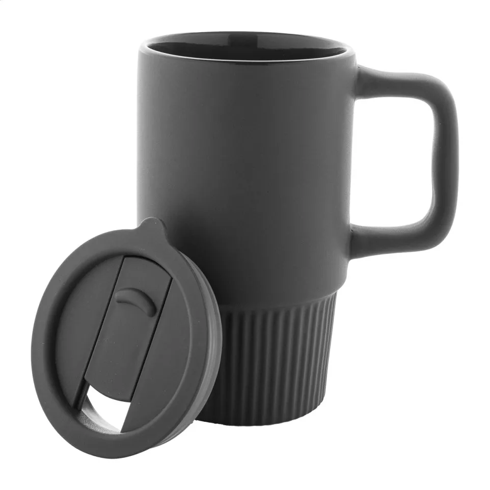 Freyja dark grey  travel mug 