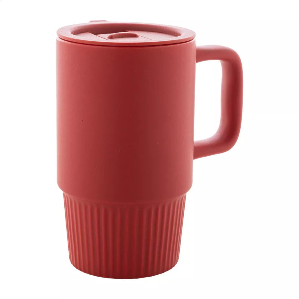 Freyja red  travel mug 
