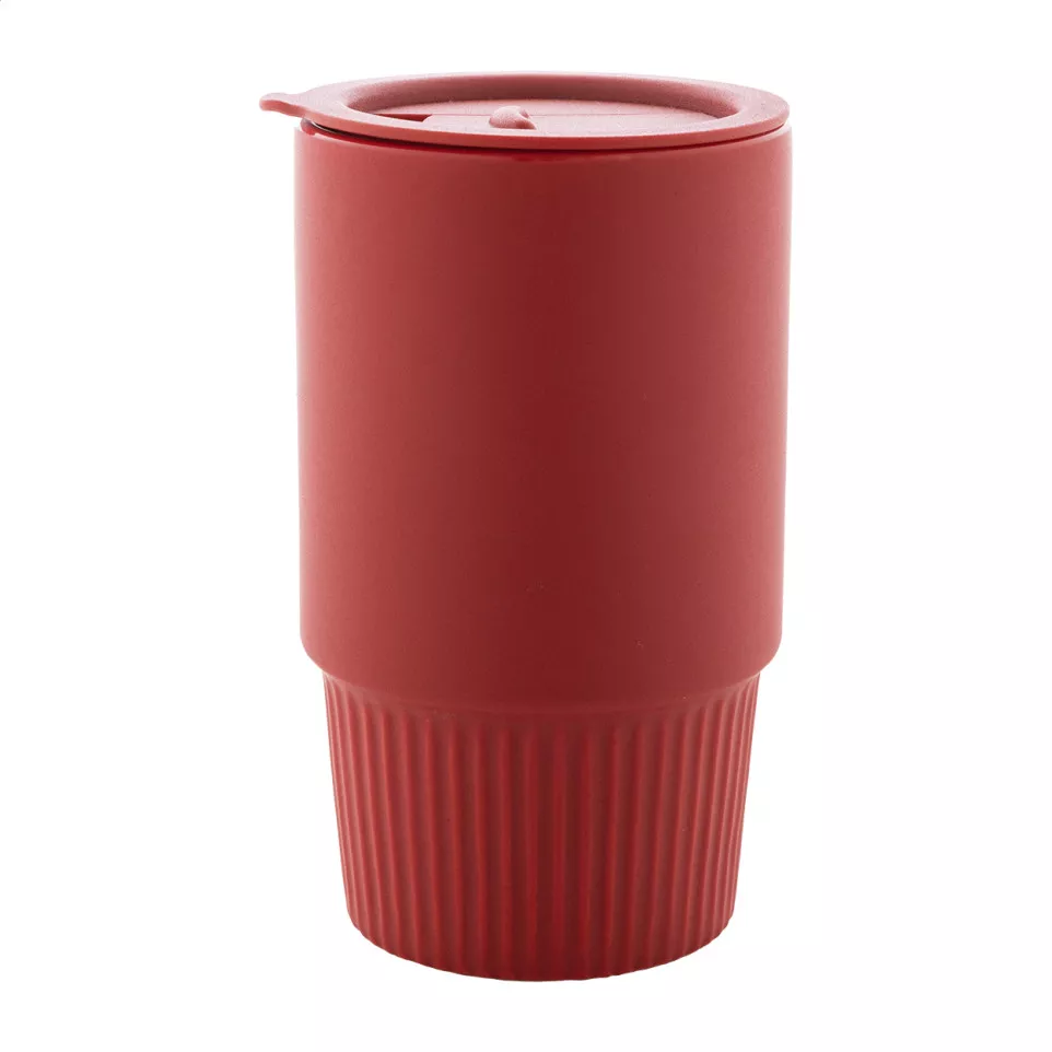 Freyja red  travel mug 