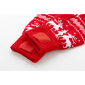 Skandihand rood  Kerst touchscreen handschoenen 