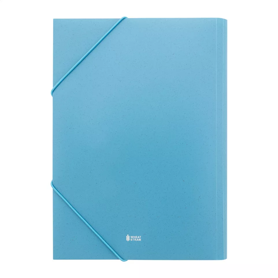 Wheadoc blue  document folder 