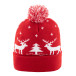 Skandimos rouge  Bonnet d'hiver Noël 
