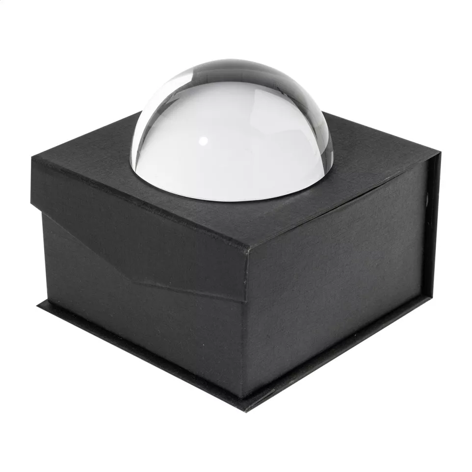 Hemisphere transparent  paperweight 