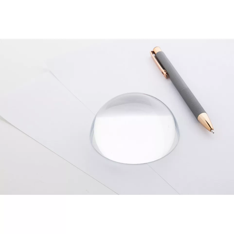 Hemisphere transparent  paperweight 