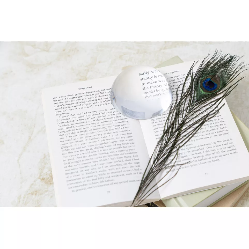 Hemisphere transparent  presse-papiers 