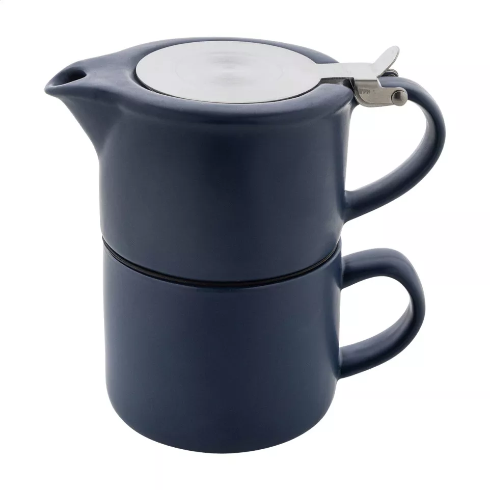 Gongmei dark blue  tea set 
