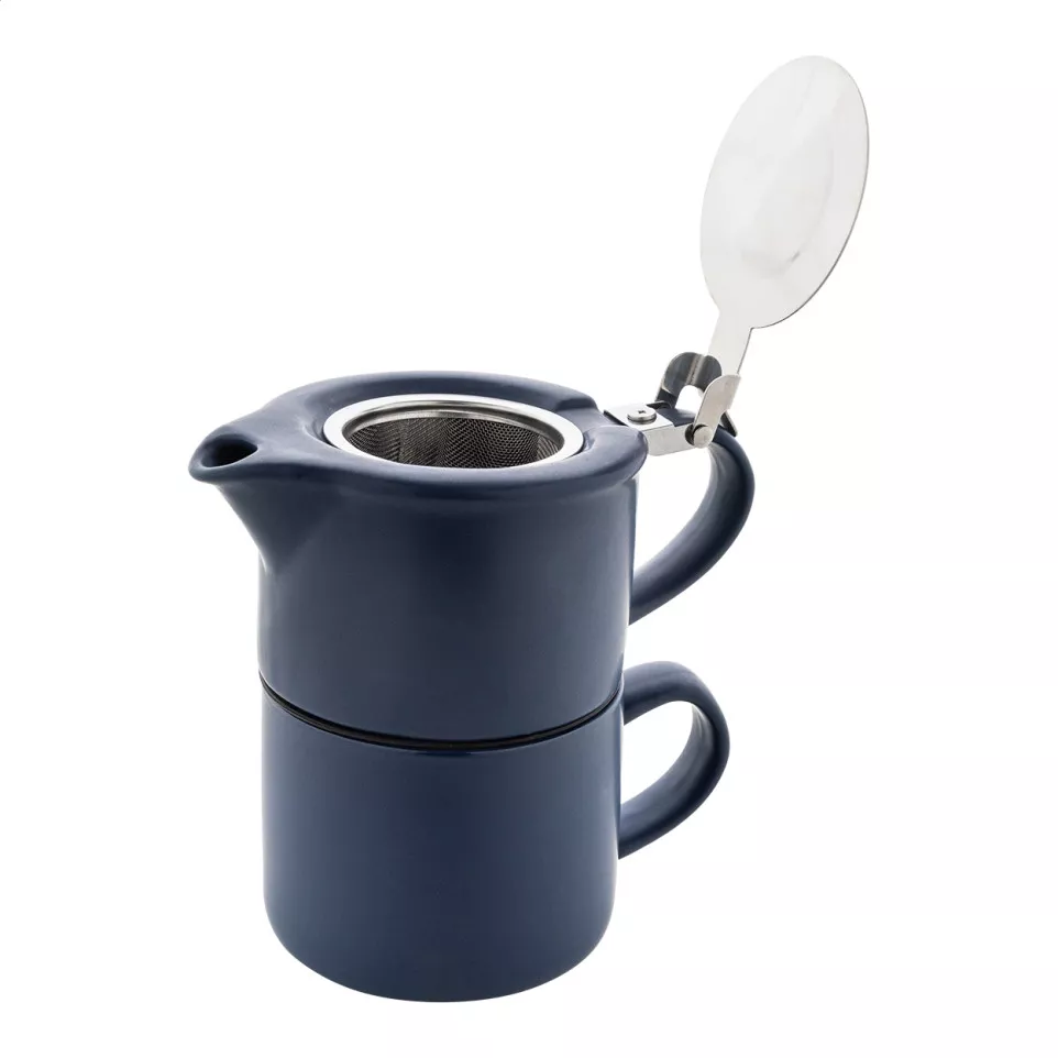 Gongmei dark blue  tea set 