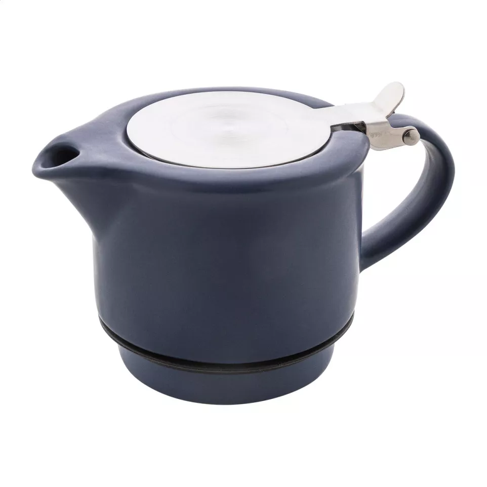 Gongmei donker blauw  theeservies 