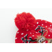 Norrsken red  Christmas LED winter hat, reindeer 