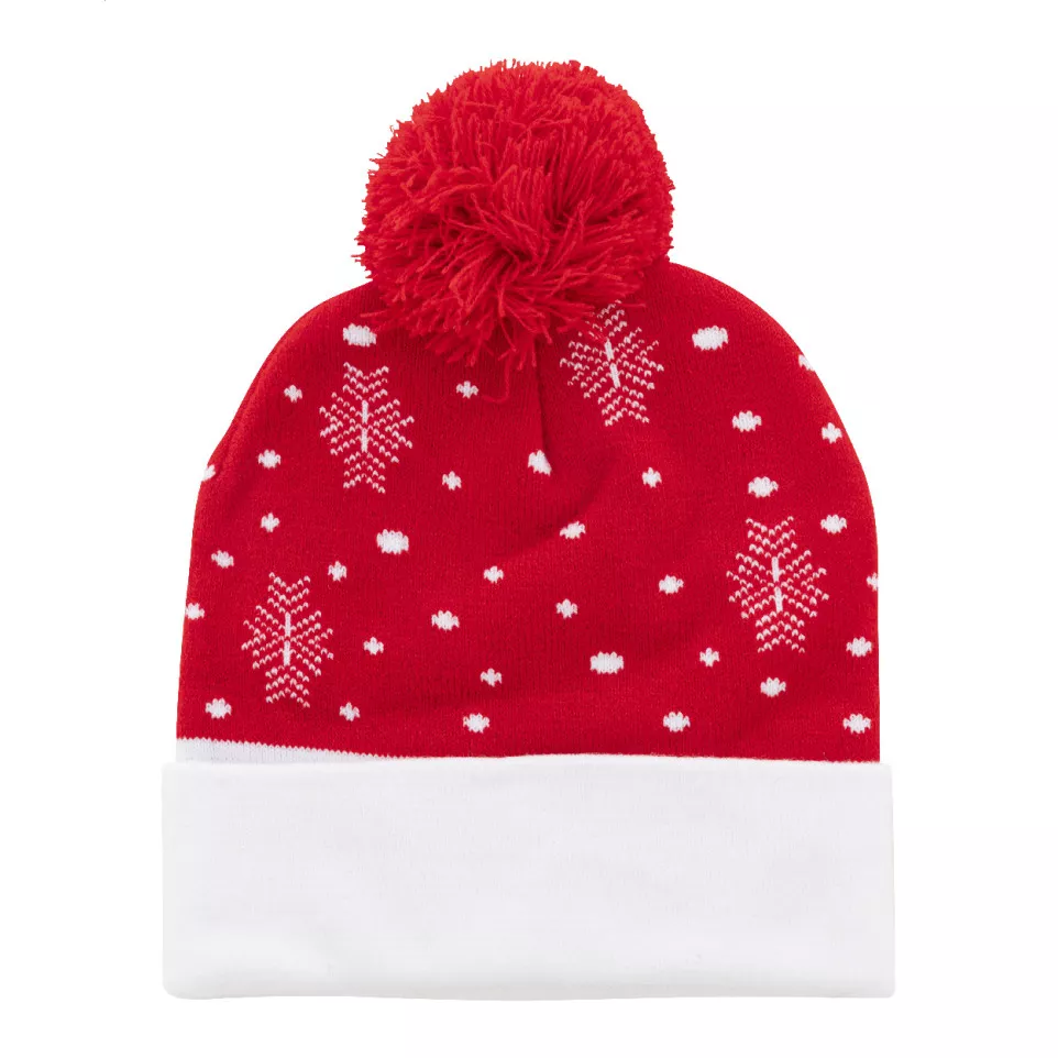 Norrsken rouge  Chapeau d'hiver LED...