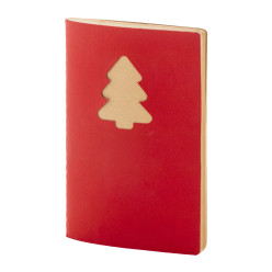 Jolbog rouge  Carnet de notes sapin 