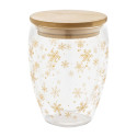 Bostro transparent naturelle Tasse de Noël en verre thermos 