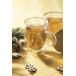 Snostro transparent  Mug thermos de Noël en verre 