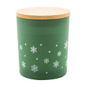 Jouluz green  Christmas candle, pine tree 