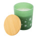 Jouluz green  Christmas candle, pine tree 