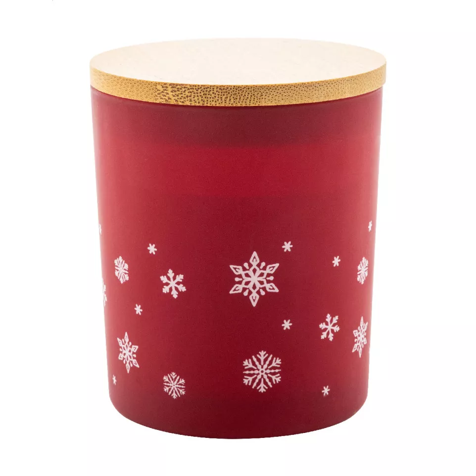 Jouluz red  Christmas candle, cinnamon 