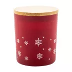 Jouluz red  Christmas candle, cinnamon 