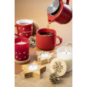 Jouluz rood  Kerstkaars, kaneel 