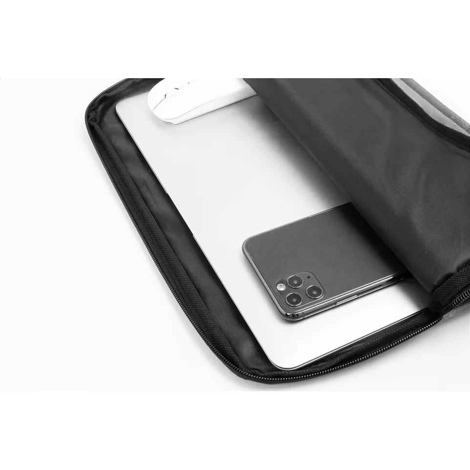 Reptop grey  RPET laptop bag 