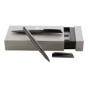 Tissage gris foncé  parure de stylos 