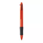Quattro red  RABS 4-colour ballpoint pen 