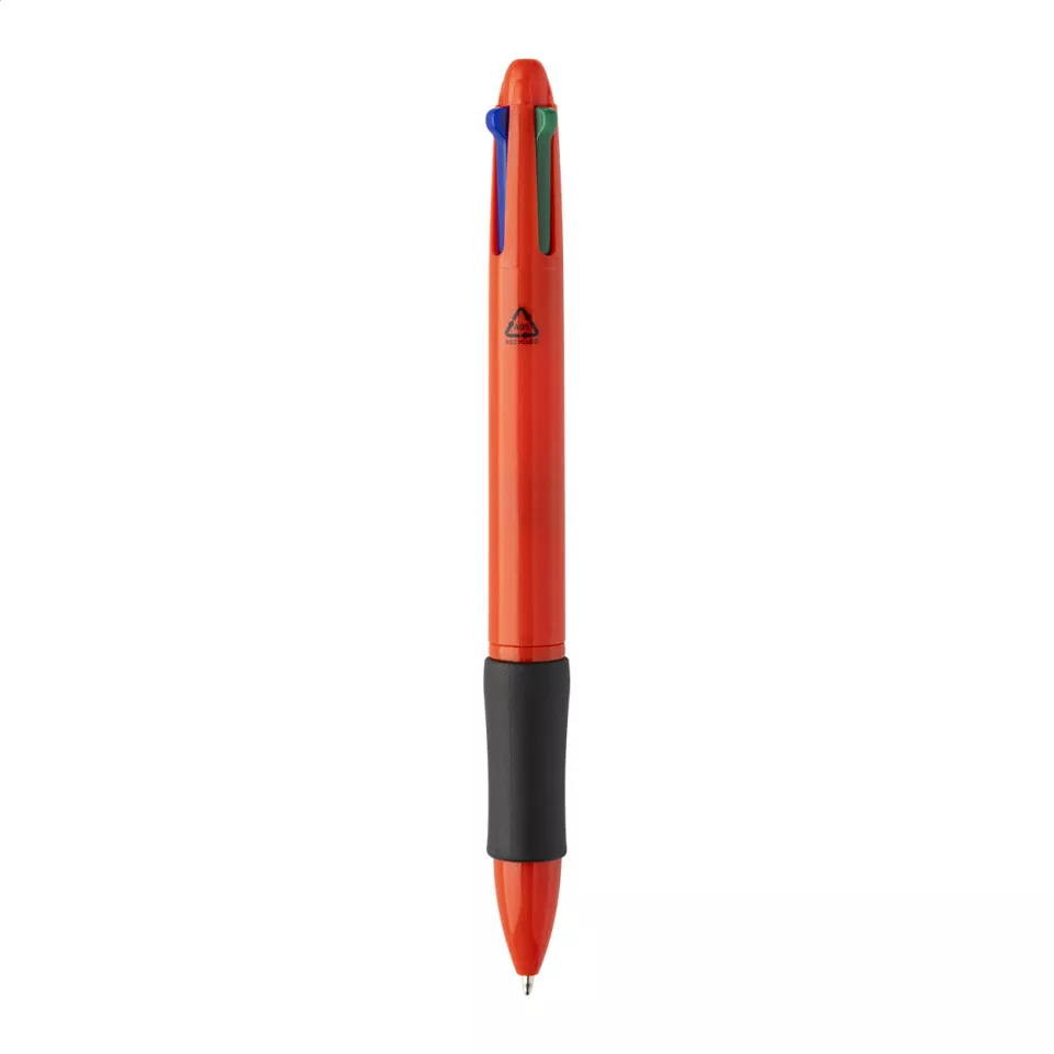 Quattro red  RABS 4-colour ballpoint...