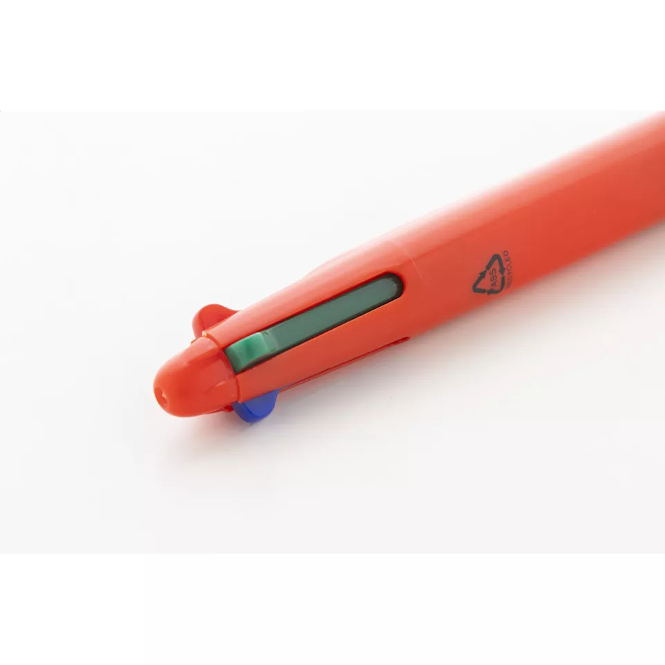 Quattro red  RABS 4-colour ballpoint...