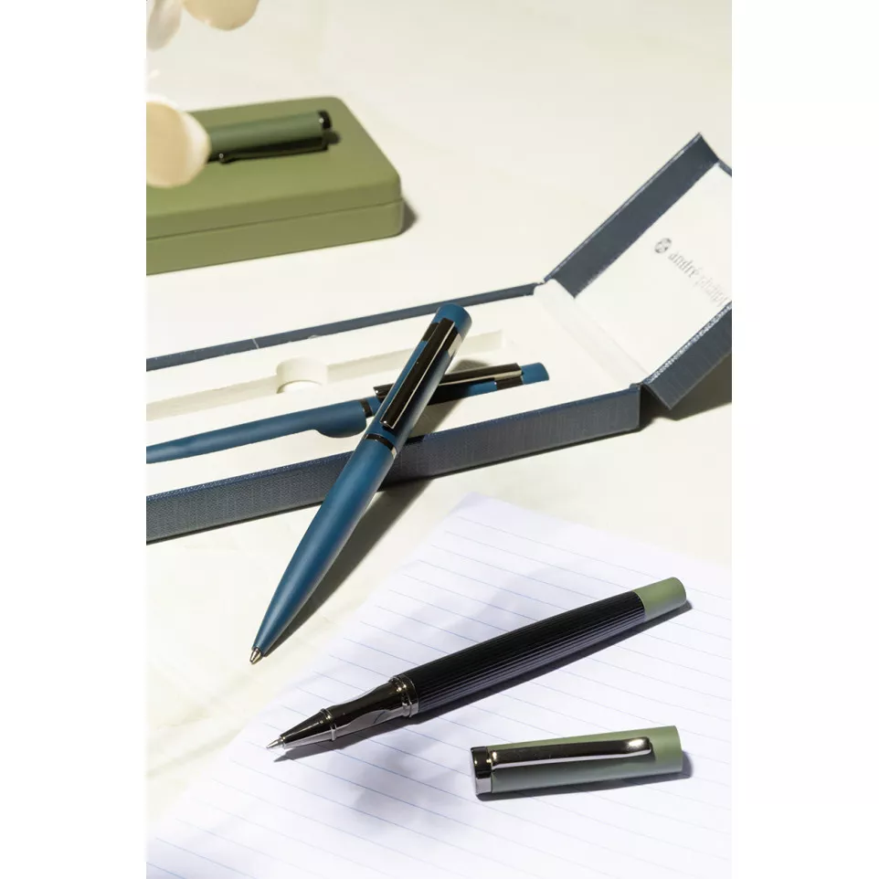 Macaye vert  parure de stylos 