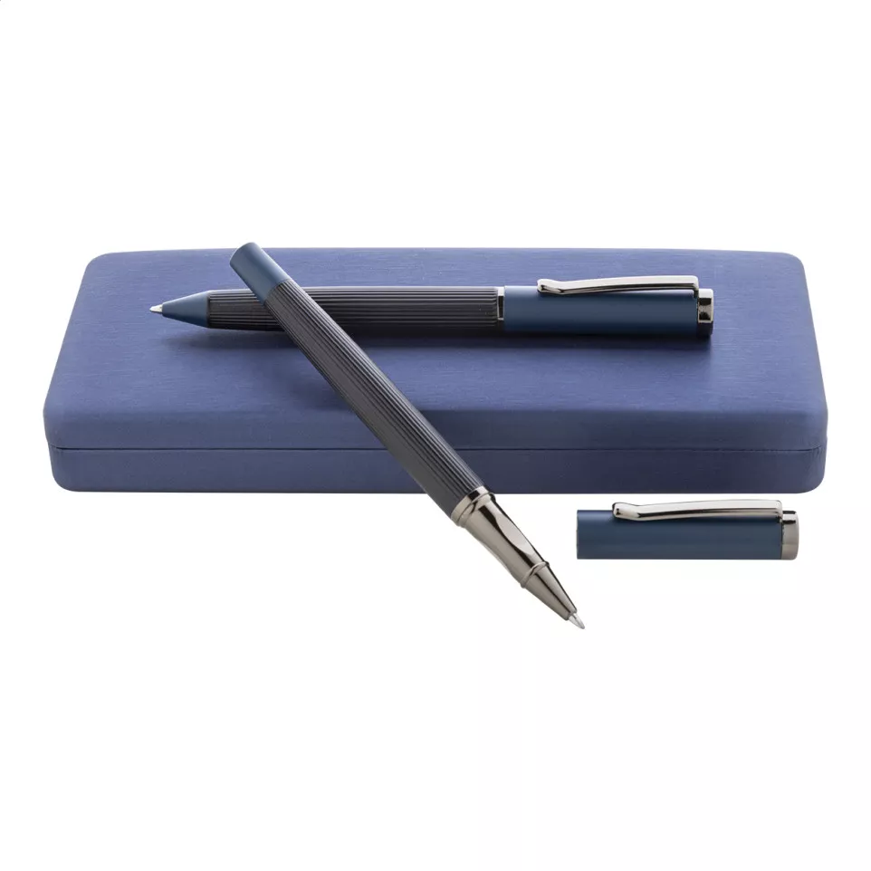 Macaye bleu  parure de stylos 