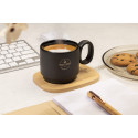 Kaguya black  ceramic mug 