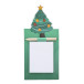 Julliste vert  Magnet bloc-notes sapin 